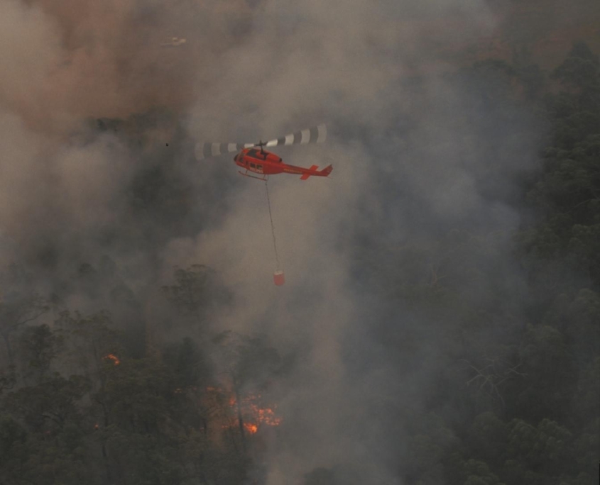 Helicopter Water Bombing and Firefighting